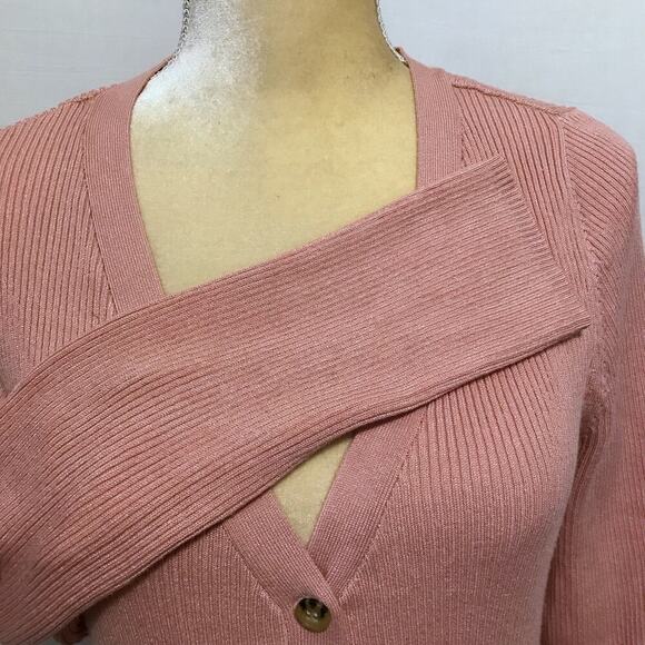 Ultra Flirt NWT Ribbed Cardigan Juniors XL - Picture 4 of 10